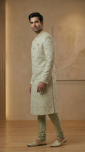 Load image into Gallery viewer, Brocade Silk - Premium Kurta Pyjama - Just $ 75! Shop now at Dapper Ethnic
