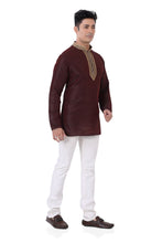 Load image into Gallery viewer, Brocade Silk - Premium Kurta Pyjama - Just $ 75! Shop now at Dapper Ethnic
