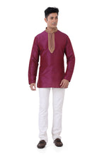 Load image into Gallery viewer, Brocade Silk - Premium Kurta Pyjama - Just $ 75! Shop now at Dapper Ethnic
