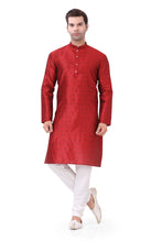 Load image into Gallery viewer, Brocade Silk - Premium Kurta Pyjama - Just $ 75! Shop now at Dapper Ethnic
