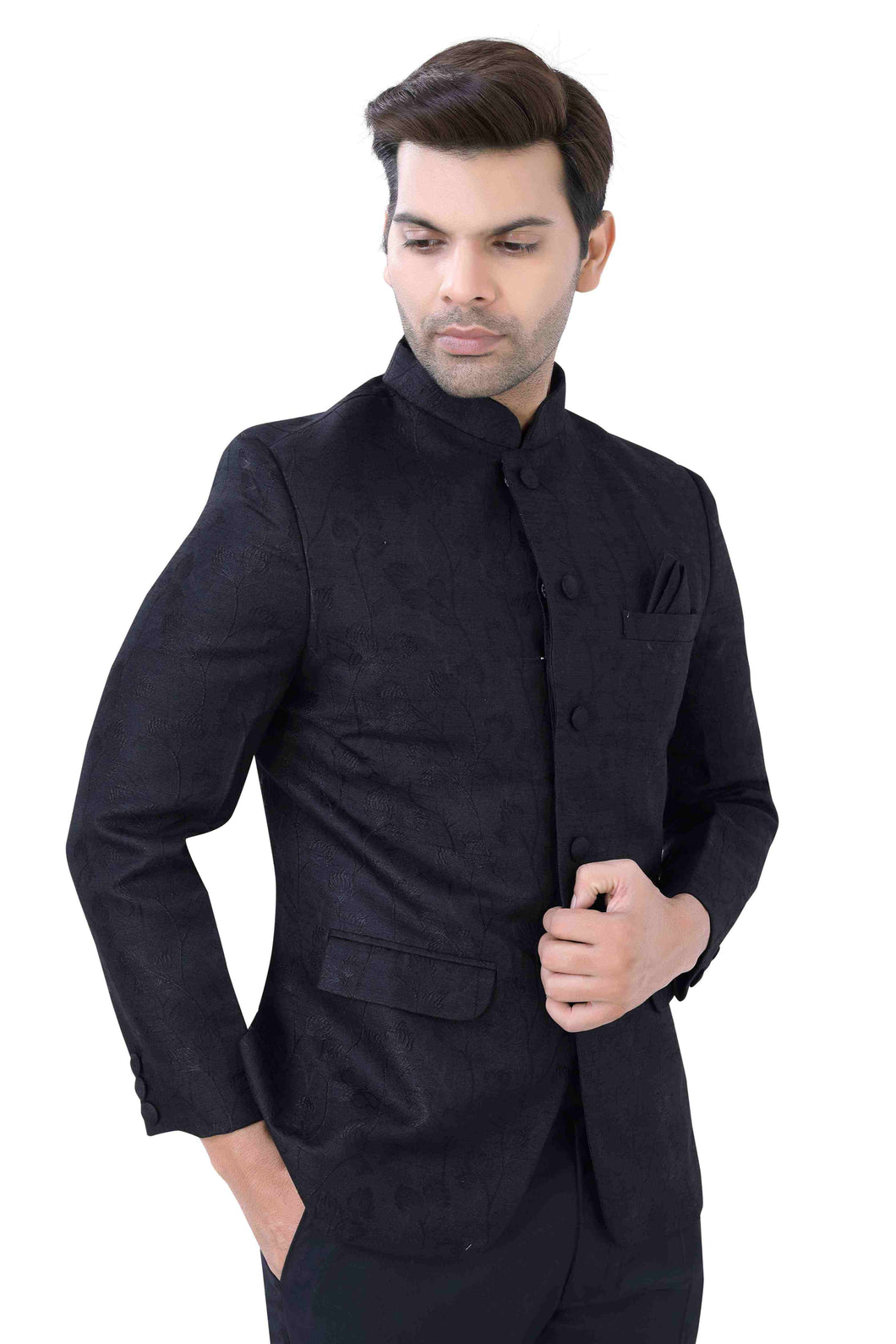 Brocade Silk - Premium Kurta Pyjama - Just $ 75! Shop now at Dapper Ethnic