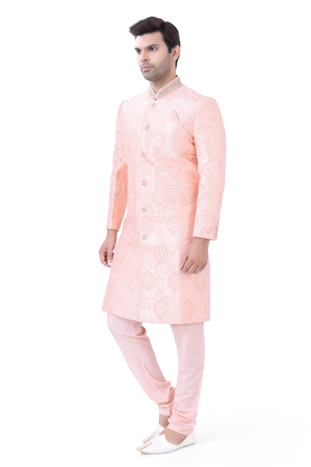 Brocade Silk - Premium Kurta Pyjama - Just $ 75! Shop now at Dapper Ethnic