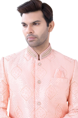Brocade Silk - Premium Kurta Pyjama - Just $ 75! Shop now at Dapper Ethnic