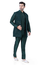 Load image into Gallery viewer, Brocade Silk - Premium Kurta Pyjama - Just $ 75! Shop now at Dapper Ethnic
