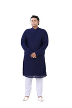 Load image into Gallery viewer, Brocade Silk - Premium Kurta Pyjama - Just $ 75! Shop now at Dapper Ethnic
