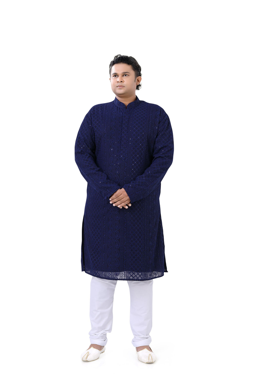 Brocade Silk - Premium Kurta Pyjama - Just $ 75! Shop now at Dapper Ethnic