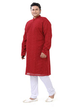 Load image into Gallery viewer, Brocade Silk - Premium Kurta Pyjama - Just $ 75! Shop now at Dapper Ethnic
