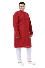 Load image into Gallery viewer, Brocade Silk - Premium Kurta Pyjama - Just $ 75! Shop now at Dapper Ethnic
