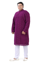 Load image into Gallery viewer, Brocade Silk - Premium Kurta Pyjama - Just $ 75! Shop now at Dapper Ethnic
