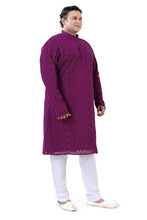 Load image into Gallery viewer, Brocade Silk - Premium Kurta Pyjama - Just $ 75! Shop now at Dapper Ethnic
