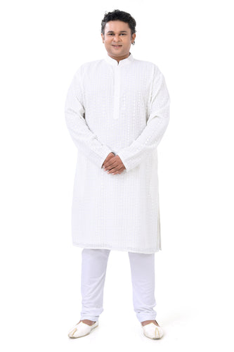 Brocade Silk - Premium Kurta Pyjama - Just $ 75! Shop now at Dapper Ethnic