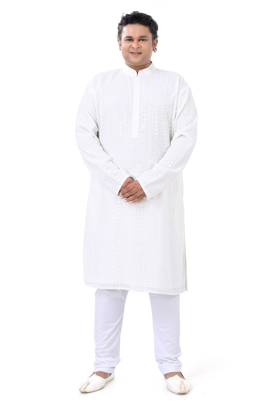 Brocade Silk - Premium Kurta Pyjama - Just $ 75! Shop now at Dapper Ethnic