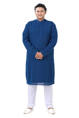 Brocade Silk - Premium Kurta Pyjama - Just $ 75! Shop now at Dapper Ethnic