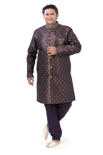 Brocade Silk - Premium Kurta Pyjama - Just $ 75! Shop now at Dapper Ethnic