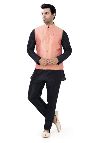 Brocade Silk - Premium Kurta Pyjama - Just $ 75! Shop now at Dapper Ethnic