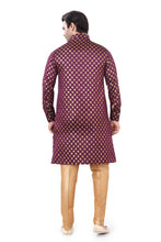 Load image into Gallery viewer, Brocade Silk - Premium Kurta Pyjama - Just $ 75! Shop now at Dapper Ethnic
