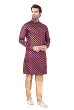 Load image into Gallery viewer, Brocade Silk - Premium Kurta Pyjama - Just $ 75! Shop now at Dapper Ethnic
