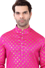 Load image into Gallery viewer, Brocade Silk - Premium Kurta Pyjama - Just $ 75! Shop now at Dapper Ethnic
