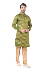 Load image into Gallery viewer, Brocade Silk - Premium Kurta Pyjama - Just $ 75! Shop now at Dapper Ethnic
