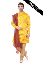 Load image into Gallery viewer, Brocade Silk - Premium Kurta Pyjama - Just $ 75! Shop now at Dapper Ethnic
