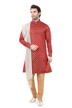 Load image into Gallery viewer, Brocade Silk - Premium Kurta Pyjama - Just $ 75! Shop now at Dapper Ethnic
