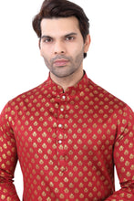 Load image into Gallery viewer, Brocade Silk - Premium Kurta Pyjama - Just $ 75! Shop now at Dapper Ethnic
