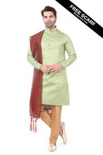 Load image into Gallery viewer, Brocade Silk - Premium Kurta Pyjama - Just $ 75! Shop now at Dapper Ethnic
