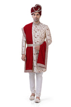 Load image into Gallery viewer, Brocade Silk - Premium Kurta Pyjama - Just $ 75! Shop now at Dapper Ethnic
