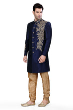 Load image into Gallery viewer, Brocade Silk - Premium Kurta Pyjama - Just $ 75! Shop now at Dapper Ethnic
