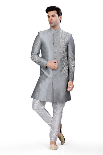 Brocade Silk - Premium Kurta Pyjama - Just $ 75! Shop now at Dapper Ethnic