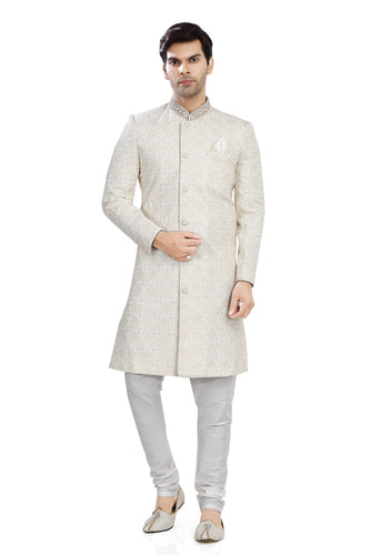 Brocade Silk - Premium Kurta Pyjama - Just $ 75! Shop now at Dapper Ethnic