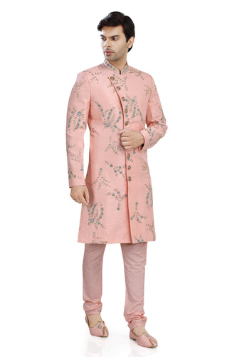 Brocade Silk - Premium Kurta Pyjama - Just $ 75! Shop now at Dapper Ethnic