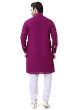 Load image into Gallery viewer, Brocade Silk - Premium Kurta Pyjama - Just $ 75! Shop now at Dapper Ethnic
