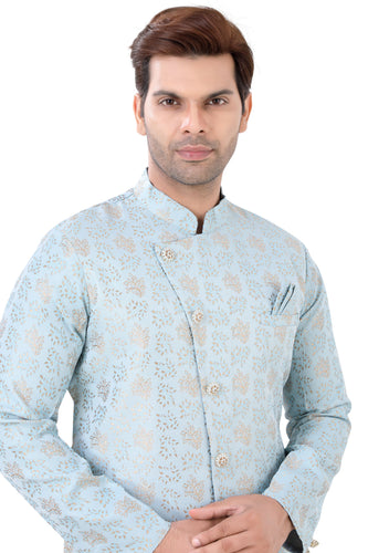 Brocade Silk - Premium Kurta Pyjama - Just $ 75! Shop now at Dapper Ethnic