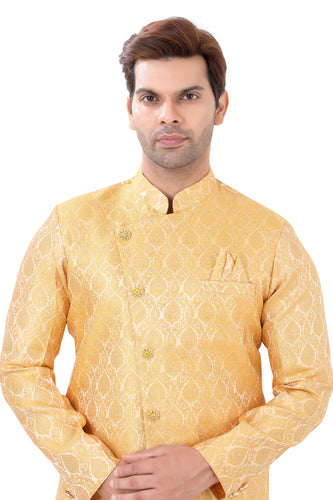 Brocade Silk - Premium Kurta Pyjama - Just $ 75! Shop now at Dapper Ethnic