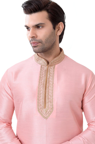 Brocade Silk - Premium Kurta Pyjama - Just $ 75! Shop now at Dapper Ethnic