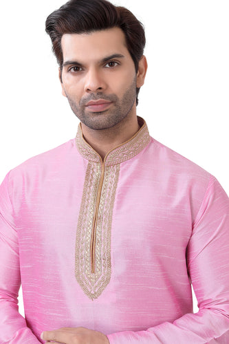 Brocade Silk - Premium Kurta Pyjama - Just $ 75! Shop now at Dapper Ethnic