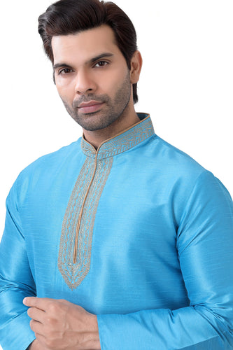 Brocade Silk - Premium Kurta Pyjama - Just $ 75! Shop now at Dapper Ethnic