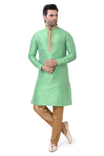 Load image into Gallery viewer, Brocade Silk - Premium Kurta Pyjama - Just $ 75! Shop now at Dapper Ethnic
