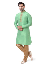 Load image into Gallery viewer, Brocade Silk - Premium Kurta Pyjama - Just $ 75! Shop now at Dapper Ethnic
