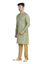 Load image into Gallery viewer, Banarasi Butti Kurta pajama set in Mint
