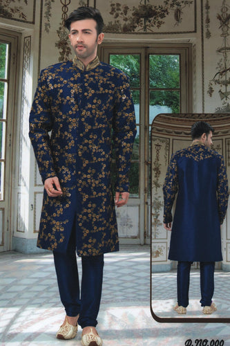 Brocade Silk - Premium Kurta Pyjama - Just $ 75! Shop now at Dapper Ethnic