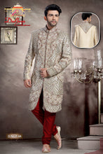 Load image into Gallery viewer, Brocade Silk - Premium Kurta Pyjama - Just $ 75! Shop now at Dapper Ethnic
