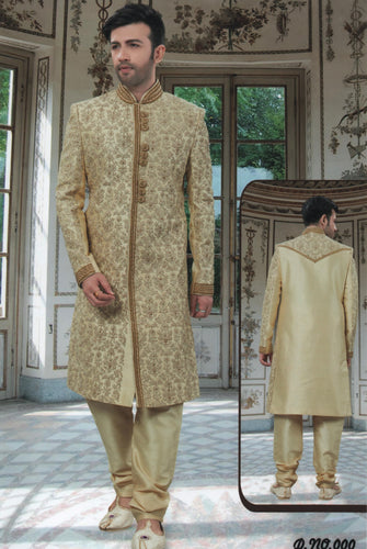 Brocade Silk - Premium Kurta Pyjama - Just $ 75! Shop now at Dapper Ethnic