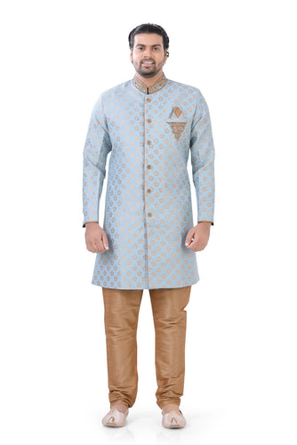 Brocade Silk - Premium Kurta Pyjama - Just $ 75! Shop now at Dapper Ethnic