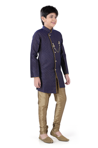 Brocade Silk - Premium Kurta Pyjama - Just $ 75! Shop now at Dapper Ethnic