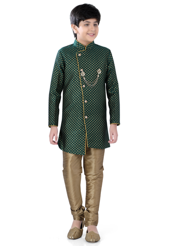 Brocade Silk - Premium Kurta Pyjama - Just $ 75! Shop now at Dapper Ethnic