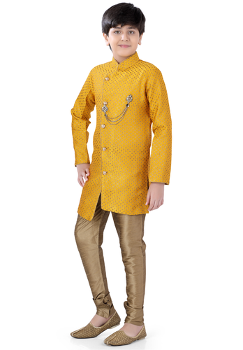 Brocade Silk - Premium Kurta Pyjama - Just $ 75! Shop now at Dapper Ethnic