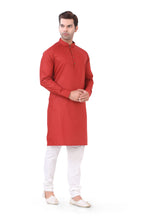Load image into Gallery viewer, Brocade Silk - Premium Kurta Pyjama - Just $ 75! Shop now at Dapper Ethnic
