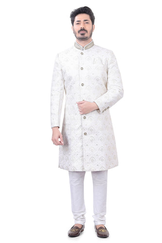 Brocade Silk - Premium Kurta Pyjama - Just $ 75! Shop now at Dapper Ethnic